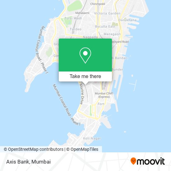 Axis Bank map