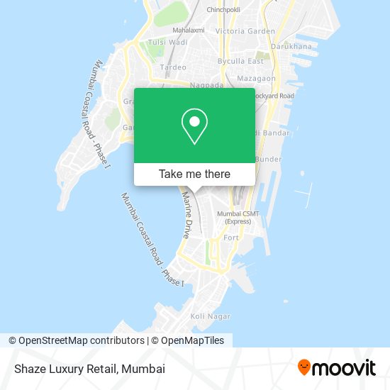 Shaze Luxury Retail map