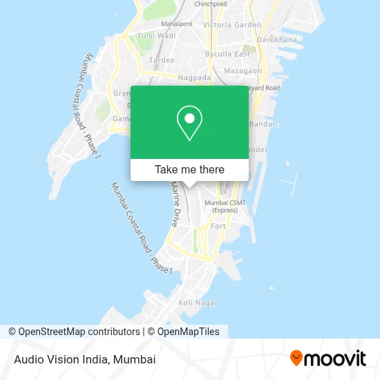 Audio Vision India map