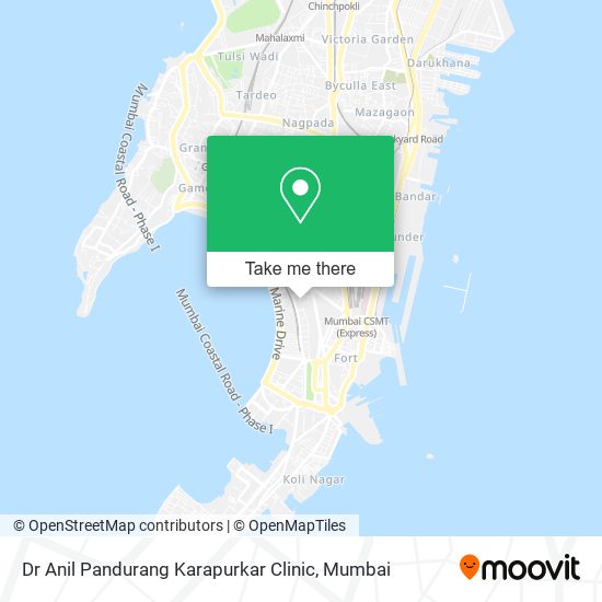 Dr Anil Pandurang Karapurkar Clinic map