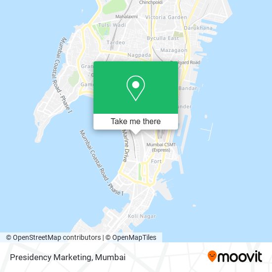 Presidency Marketing map