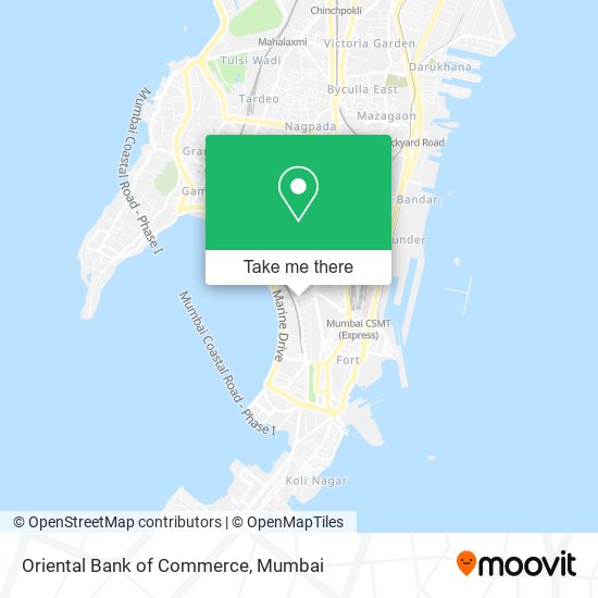 Oriental Bank of Commerce map