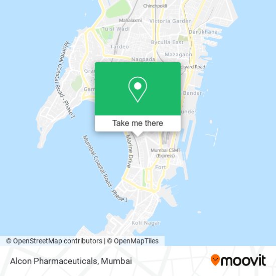 Alcon Pharmaceuticals map