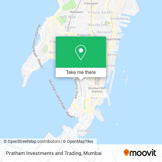 Pratham Investments and Trading map