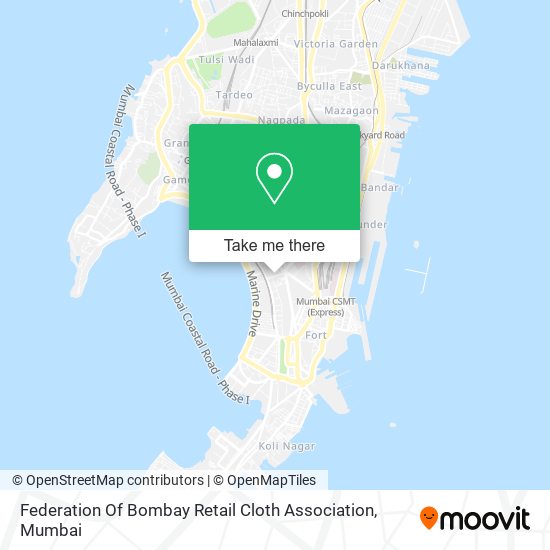 Federation Of Bombay Retail Cloth Association map