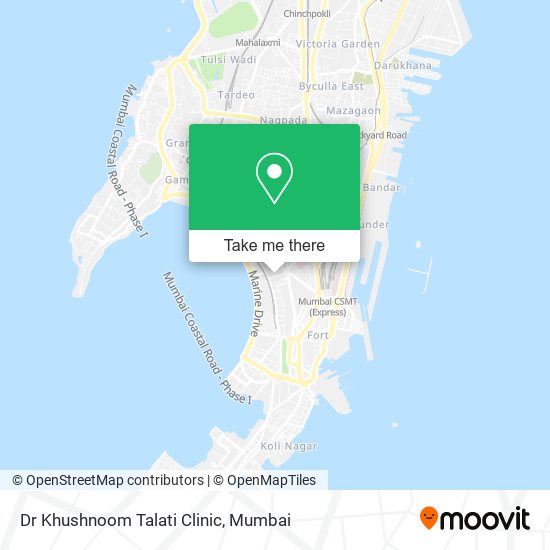 Dr Khushnoom Talati Clinic map