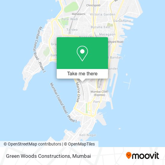 Green Woods Constructions map