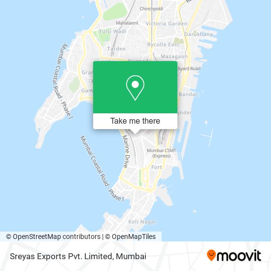 Sreyas Exports Pvt. Limited map