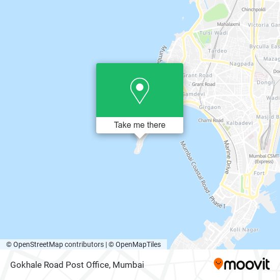 Gokhale Road Post Office map