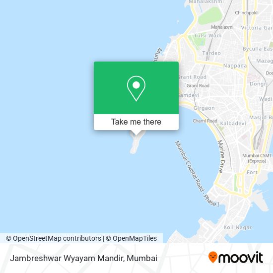 Jambreshwar Wyayam Mandir map