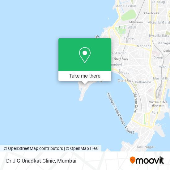 Dr J G Unadkat Clinic map