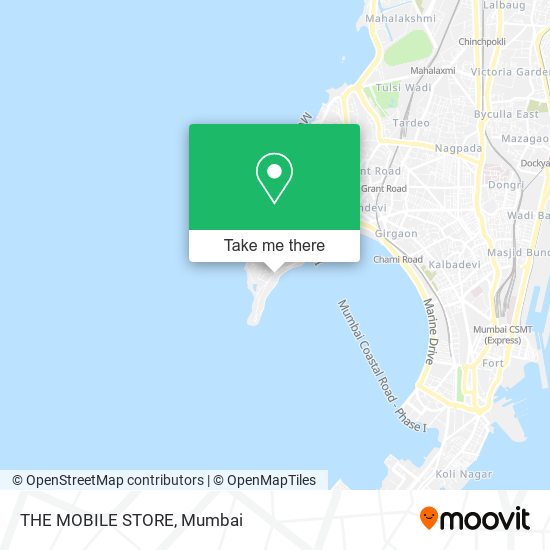 THE MOBILE STORE map