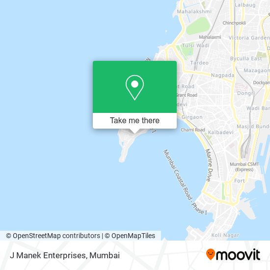 J Manek Enterprises map