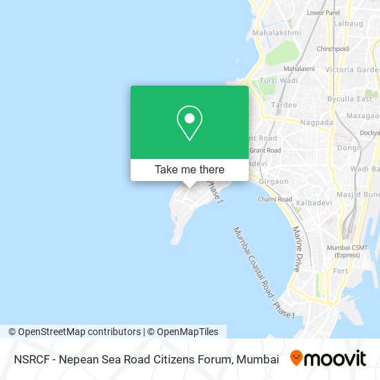 NSRCF - Nepean Sea Road Citizens Forum map