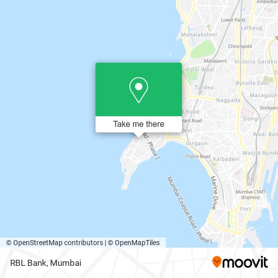 RBL Bank map