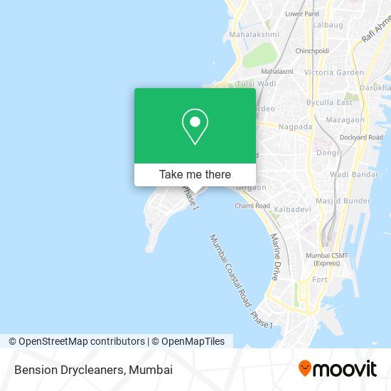 Bension Drycleaners map