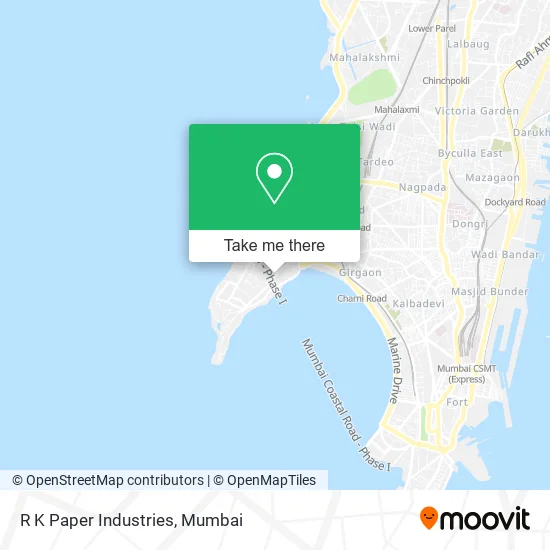 R K Paper Industries map