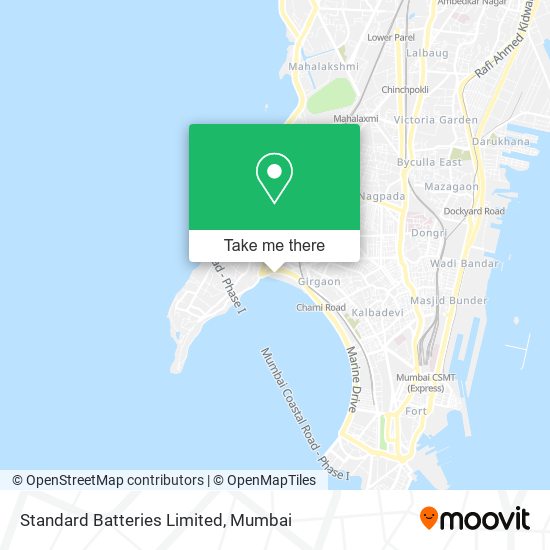 Standard Batteries Limited map