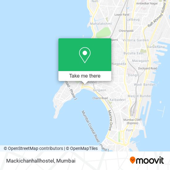 Mackichanhallhostel map