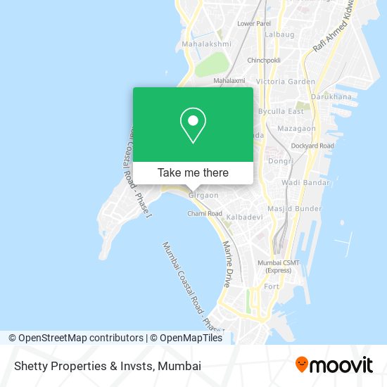 Shetty Properties & Invsts map