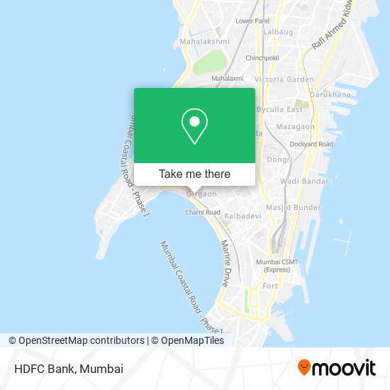 HDFC Bank map