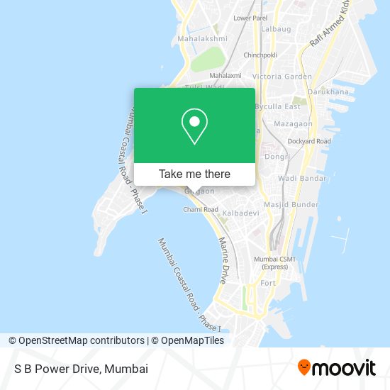 S B Power Drive map