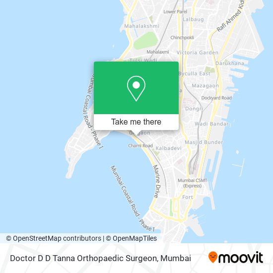 Doctor D D Tanna Orthopaedic Surgeon map