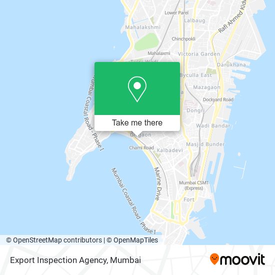 Export Inspection Agency map