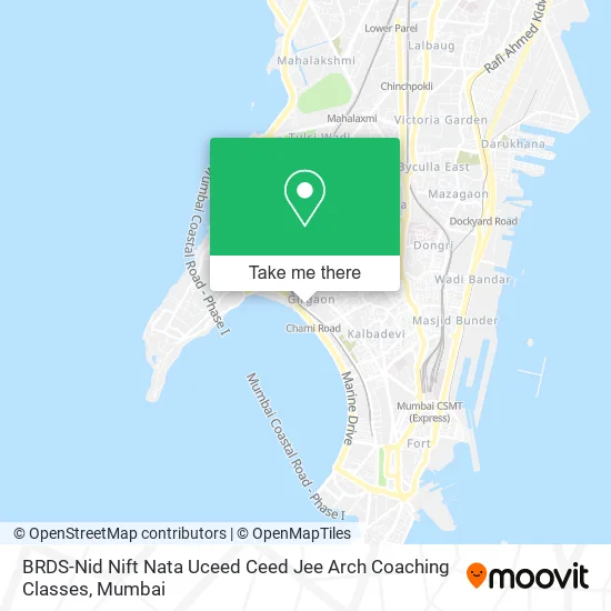 BRDS-Nid Nift Nata Uceed Ceed Jee Arch Coaching Classes map