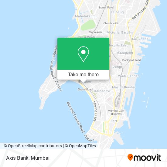 Axis Bank map