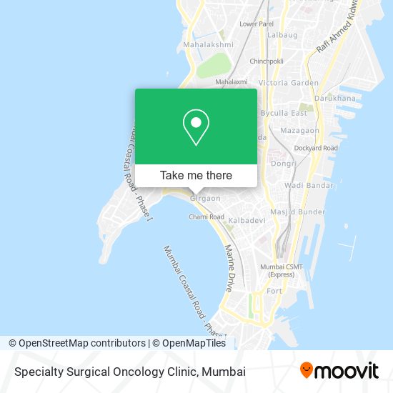 Specialty Surgical Oncology Clinic map