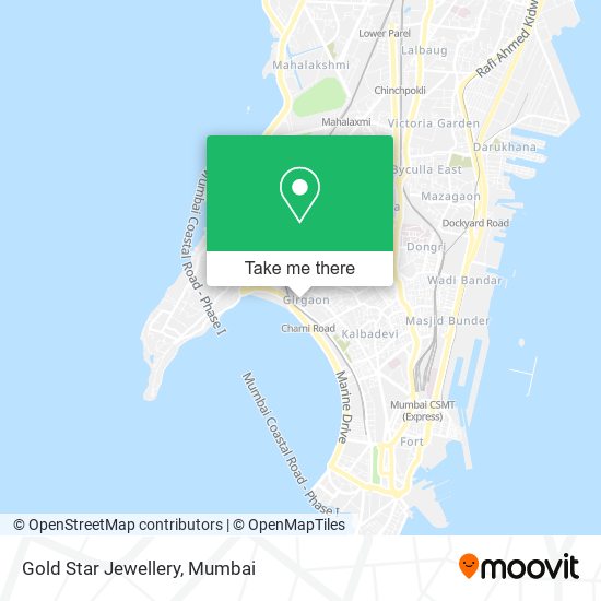 Gold Star Jewellery map