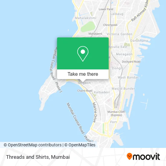 Threads and Shirts map