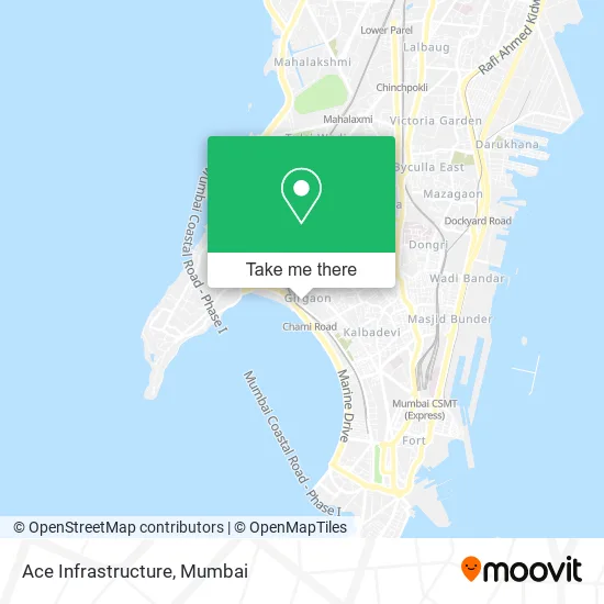 Ace Infrastructure map