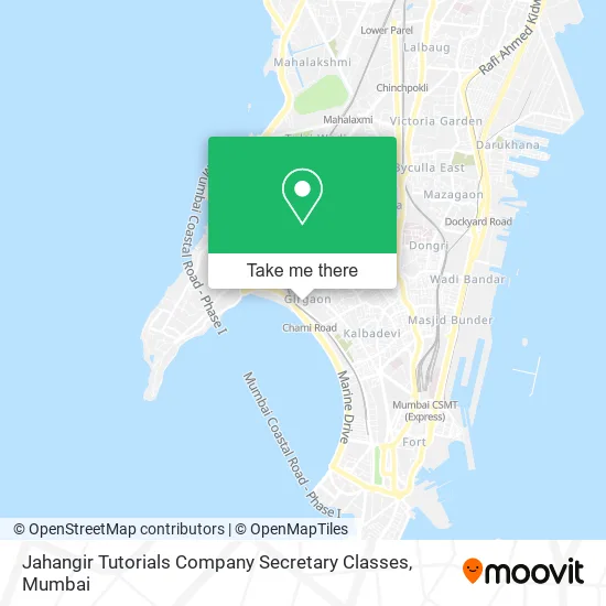 Jahangir Tutorials Company Secretary Classes map