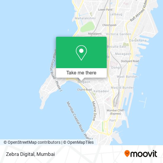 Zebra Digital map