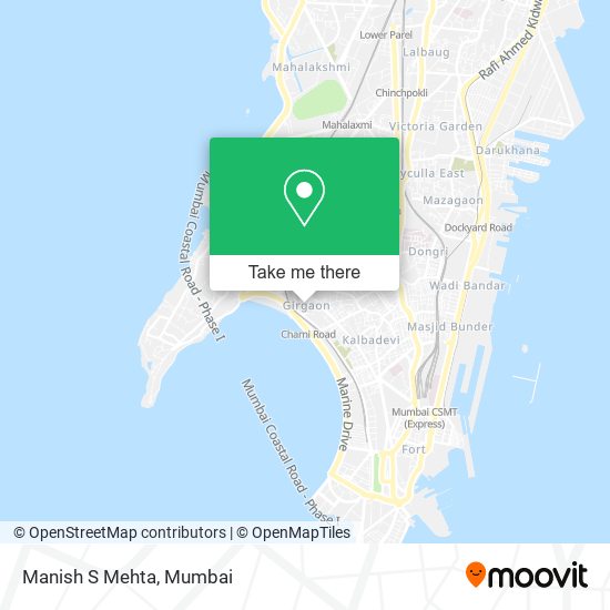 Manish S Mehta map