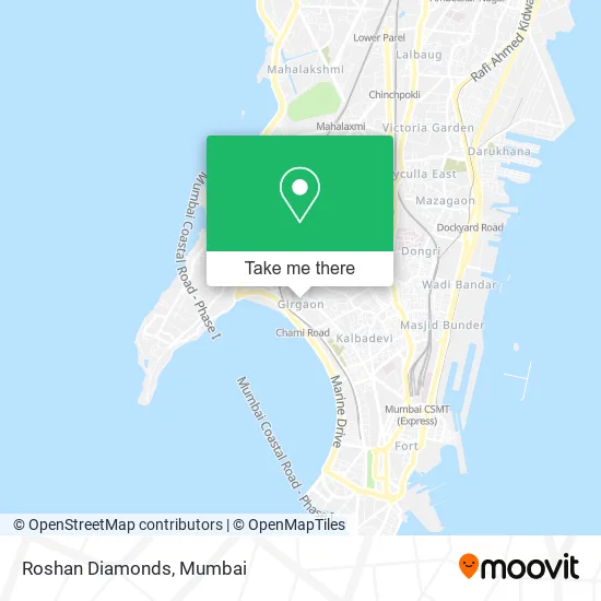 Roshan Diamonds map
