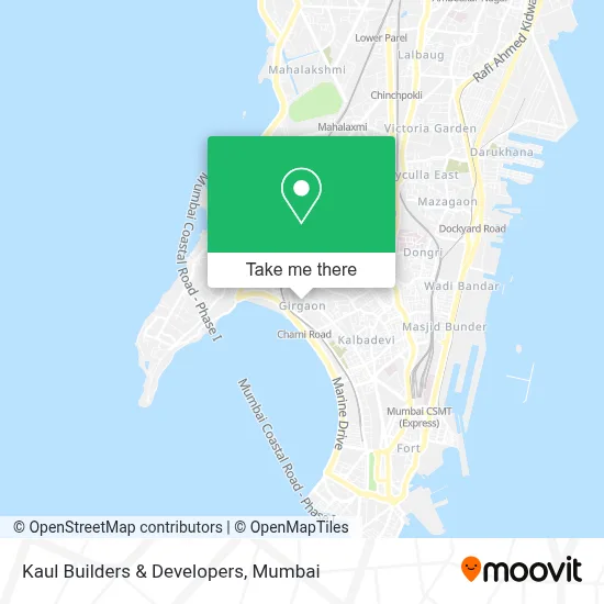 Kaul Builders & Developers map