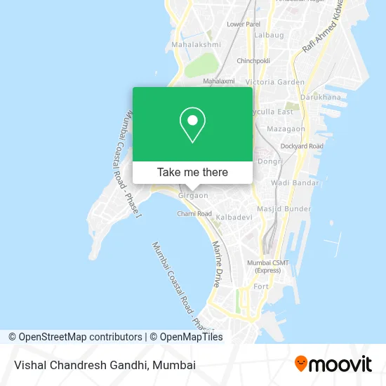 Vishal Chandresh Gandhi map