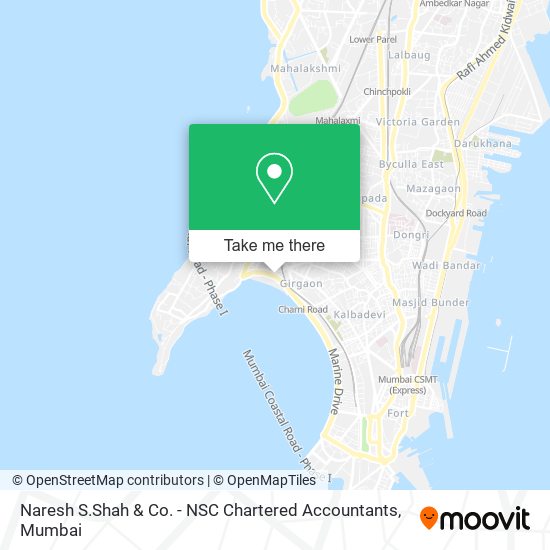 Naresh S.Shah & Co. - NSC Chartered Accountants map