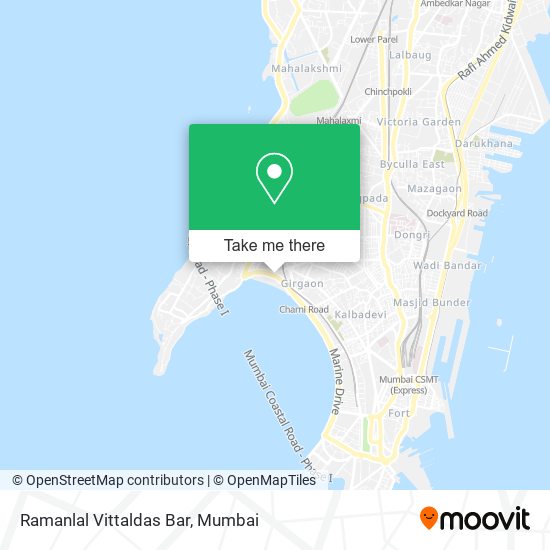 Ramanlal Vittaldas Bar map