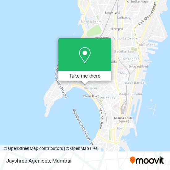 Jayshree Agenices map