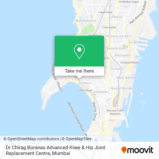 Dr Chirag Boranas Advanced Knee & Hip Joint Replacement Centre map