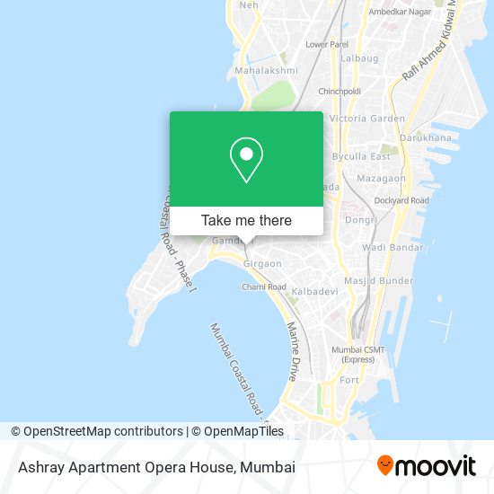 Ashray Apartment Opera House map