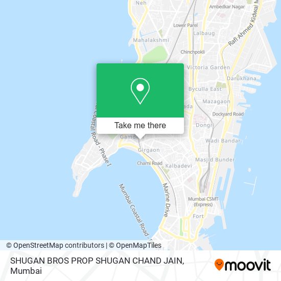 SHUGAN BROS PROP SHUGAN CHAND JAIN map