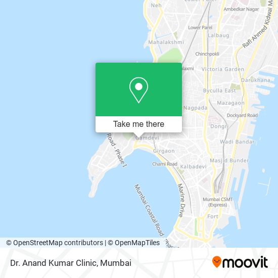 Dr. Anand Kumar Clinic map