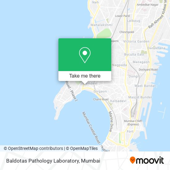 Baldotas Pathology Laboratory map