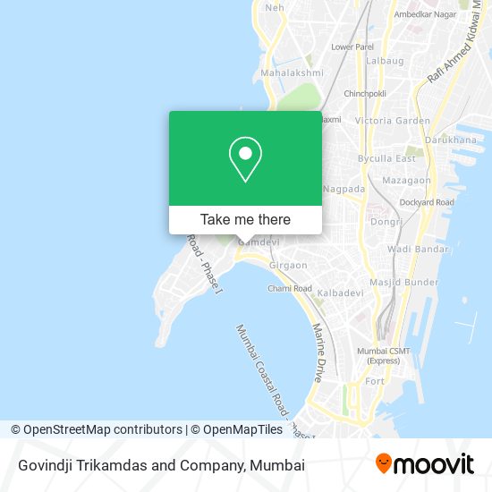 Govindji Trikamdas and Company map