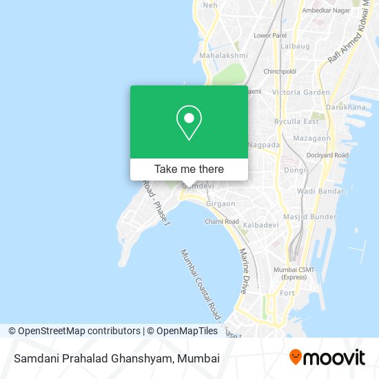 Samdani Prahalad Ghanshyam map